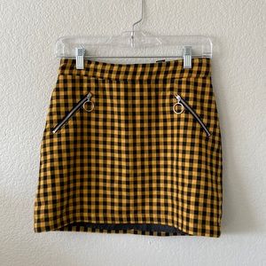 Forever 21 plaid mini skirt